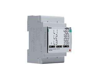 Wallbox Power Meter 3-Phase Energy Monitor - Three Phase Energy Meter 100A - Electricity Usage Monitoring LCD - DIN Rail KWH