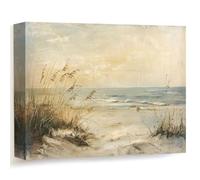 Wallbuddy Coastal Landscape Wall Art Print | S (50 x 70 cm, Wrapped Canvas)