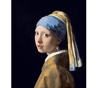 Wallbuddy Girl with a Pearl Earring by Johannes Vermeer 1665 (50cm x 70cm)