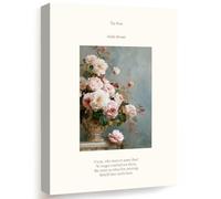 Wallbuddy Vintage Floral Bouquet Wall Art Prin (40 x 50 cm, Wrapped Canvas)