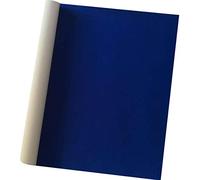 Walldecor1 Self Adhesive Velvet Flock Liner for Jewelry Drawer 17.7" x 117" Craft Fabric Peel and Stick, Soft Velvet Liner for Drawer DIY (Blue)