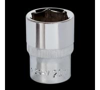 Sealey 1/2" Drive Hexagon WallDrive Socket Metric 1/2" 20mm