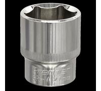 Sealey 1/2" Drive Hexagon WallDrive Socket Metric 1/2" 27mm