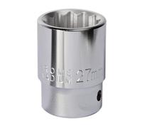 WallDrive® Socket 27mm 3/4"Sq Drive - Sealey S34/27 New