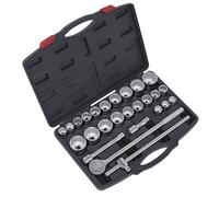 Sealey Socket Set AK2582 - 26Pc 3/4Sq Drive 12Pt Walldrive - Duometric