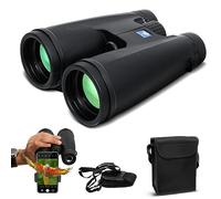 WALLECOM 12X50 High Powered Binoculars for Adults with Crystal Clear Low Light Vision, Lightweight, Waterproof, and Easy to Focus - Long Range Compact Binoculars for Bird Watching, Hunting and Travel