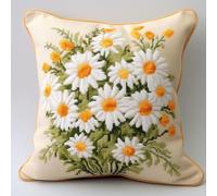 Wallenigma Beginner Punch Needle Pillowcase Kit Animals Plants Landscape3D Pillow Materials Package 43Cmx43Cmcover Latch Hook Kits Cushion Animals