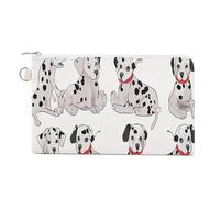Wallet Bag,Cute Dalmatian Print Coin Purse,canvas Zipper Change Purse,small Cosmetic Bag,portable Change Wallet, style, One Size, Modern