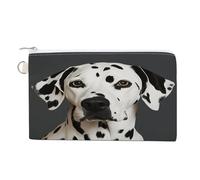 Wallet Bag,Dalmatian Print Coin Purse,canvas Zipper Change Purse,small Cosmetic Bag,portable Change Wallet, style, One Size, Modern