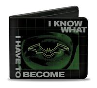 Wallet Bifold PU The Batman Movie Riddler I Know What I Have to Become Quote, Batman