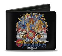 Wallet Bifold PU Thundercats Classic Series Group Pose Title Graphic, Thundercats, 4.0" x 3.5"