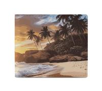 Wallet Card Case Coin Purse Mens Beach Sunset Landscape Printed Wallet for Everyday Use And Fits in Any Pocket with Ease, style, One Size