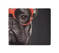 Wallet Card Case Coin Purse Mens French Bulldog Printed Wallet for Everyday Use And Fits in Any Pocket with Ease, style, One Size