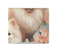 Wallet Card Case Coin Purse Mens Pomeranians Pattern Printed Wallet for Everyday Use And Fits in Any Pocket with Ease, style, One Size