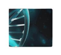 Wallet Card Case Coin Purse Mens Science Gene Strand Printed Wallet for Everyday Use And Fits in Any Pocket with Ease, style, One Size