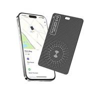 Wallet Card Tracker Bluetooth Smart Air Tracker Tag Work with Apple Find My, 6-Year Battery, Waterproof, Ultra-Thin (2mm) Air Tag Card for Wallet, Passports, Luggage (iOS Only)