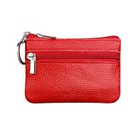 Wallet Cards for Love Purse Zipper Small Women's Wallet (Red, One Size)
