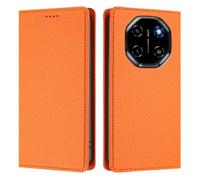 Wallet Case Compatible with Blackview Shark 6 5G, Premium Leather Wallet Cover [Anti-Fraud] [Card Slots] [Wrist Strap] Kickstand Flip Case for Blackview Shark 6 5G (Orange)