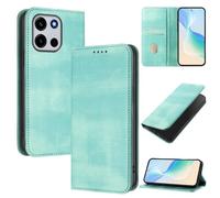 Wallet Case Compatible with OnePlus Turbo 6, Magnetic Flip Cover with Card Holder & Kickstand, RFID Blocking Slim Leather Phone Case(Mint)