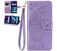 Wallet Case for Oppo A5 Pro with Card Holder & Wrist Strap, 3D Flower Embossed Cover, Women Case, Wallet Cover for Oppo A5 Pro-07