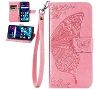 Wallet Case for OPPO Find X2 Lite with Card Holder & Wrist Strap, 3D Flower Embossed Cover, Women Case, Wallet Cover for OPPO Find X2 Lite-06