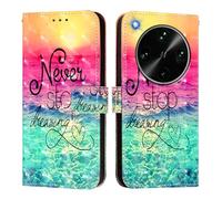 Wallet Case for OPPO FIND X9 ULTRA,Premium Flip Wallet Phone Case PU Leather 3D Design Shockproof Cover with Kickstand Card Holder Protective Case.Chasing dreams