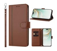 Wallet Case for Samsung Galaxy A73 5G, 9 Card Slots Retro Leather Wallet Shockproof Flip Cover with Hand Strap Purse Pocket Kickstand Handbag Magnetic Closure for Samsung Galaxy A73 5G,brown
