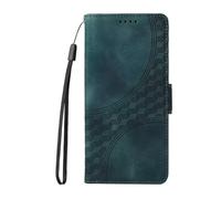 Wallet Case for Samsung Galaxy A73 5G, Grid Starry Flip Folio Leather Phone Case Shockproof Folding Protective Book Cover with Card Holder Stand Viewing for Samsung Galaxy A73 5G green
