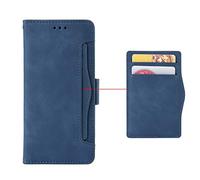 Wallet Case for Xiaomi Poco M7 5G, PU Leather Phone Cover Compatible with Xiaomi Poco M7 5G-Blue