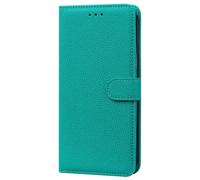 Wallet Case for Xiaomi Redmi 14C/POCO C75, Shockproof Premium Magnetic Flip Book Lichee Candy PU Leather Case with Card Slots Stand View Phone Cover for Xiaomi Redmi 14C/POCO C75, Green