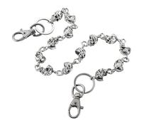 Wallet Chain for Men, Heavy Trouser Chains Metal Biker Wallet Chain Skull Men's Pants Chains Anti Theft Chain for Wallet Accessories for Goth Punk Jeans