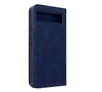 Wallet folio Case Pixel 6a Card Holder Soft-touch Blue