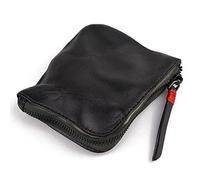 Wallet,Literary Retro Wallet Hand-Painted Old-Fashioned Washed Mini Coin Purse Coin Clip (A 10 * 8 * 6 * 2cm)