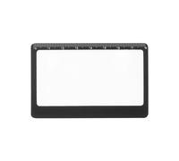 Wallet Magnifier Card - 3X Mini Magnifier Ruler | Fire Starting Magnifying Lens, Credit Card Size Reading Magnifier Survival Tools for Magnifying Cards