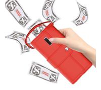 Wallet Money Dispenser, Long-Range Water Fun, 19.5x9.5x5.6cm, Money Spray Purse, Cash Sprayer, Interactive Fun Sharing Idea, For Women Men Adults Colleagues Family Party Birthday