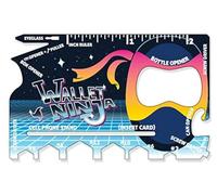 Wallet Ninja Limited Edition: RETRO - 18 in 1 Credit Card Sized Multitool (TSA Airplane Approved)