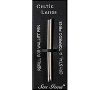 Wallet Pen Refills for Celtic and Mackintosh Design Wallet, Bookmark and Pearlised Pens. Celtic Glass Designs presents Sea Gems stunning range of Pens in Celtic and Mackintosh Designs. These significant and expressive gifts are ideal for Christmas, Valentine’s Day, Mother’s Day, Father’s Day, Easter, birthdays, anniversaries and other events and celebrations. FREE SHIPPING!