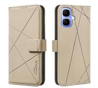 Wallet phone case for Infinix Smart 10, RFID anti-theft wallet, pressed edge leather case flip cover stand