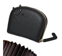 Wallet Pouch,Small PU Leather Wallet Change Purse with Zipper - Portable Wallet Zip Card Case, Cartoon Cat Small Change Purse for Coin, Change, Card