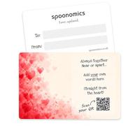 Wallet Size Keepsake Card for Friend, Mum, Sister, Daughter - Credit Card Size Mini Plastic Pocket Hug Gift, Thinking of You Card, Friendship Gift, Cheer Up Gift, Fits Purse or Wallet, 86mm x 54mm