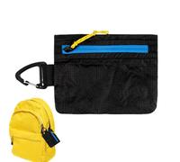 Wallet | Slim Portable Bag | Portable Pocket For Cards And | For Walking, Shuttle, Personal Hiking, Daily Camping, Life Routine, Travel And Festival, Black, Se référer à la description, Refer to