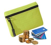 Wallet - Soft Oxford Cloth Bag, Zip Wallet | Key Holder, Compact Coin Organiser with Pocket, Practical Accessories, Ideal Storage Solution, Perfect Companion, Green, see description, See description