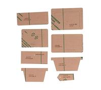 Wallet Stencil Clear Acrylic Wallet Pattern Template DIY Leather Crafts Holiday Gift for Card Package Making 11x59x1cm Durable Reusable Kraft Paper Protected