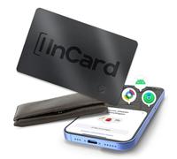 Wallet Tracker (Both iOS and Android) IP68 Bluetooth Smart Finder Card GPS Tracker for Bags Passport Works with Apple Find My (Apple MFi Certified) & Google Find My Device - 5 Year Battery Life (2Pcs)