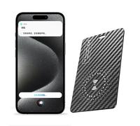 Wallet Tracker Card, Rechargeable Wallet Finder (Wireless charging), Works for Aple Find My Ultra Slim Tracking Card IPX68 Waterproof Ultra Thin Tracker Anti-loss for Effortless Tracking