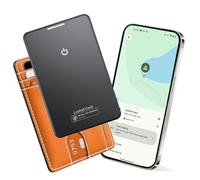 Wallet Tracker Card Work with Google Find Hub, Android Only | No Monthly Fee | Waterproof | Wireless Charging | Anti-Lost, Thin Smart Card Finder for Wallet, Luggage, Backpack