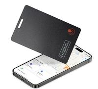 Wallet Tracker for Apple Find My (iOS only)，Wallet Tracking Card, Ultra-Thin IP68 Waterproof Item Finder and Luggage Tag, Travel, Passport and More GPS Locator，24-Month Battery Life.