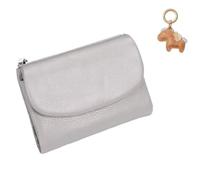 Wallet, Unisex Pebble Leather Wallet, Womens Soft Small with RFID Anti-Thef, Coin Card Purse with Credit Card Holder, Coin Holder & Cash Slots, Waterproof, Large Capacity