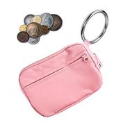 Wallet with Keychain Women's Wristlet Wallet Zipped Small Pouch Keychain