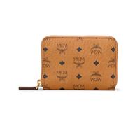 Wallet with zipper in Visetos - female - MCM - Wallets & Cardholders - Brown - ONE SIZE - Accessories ONE SIZE